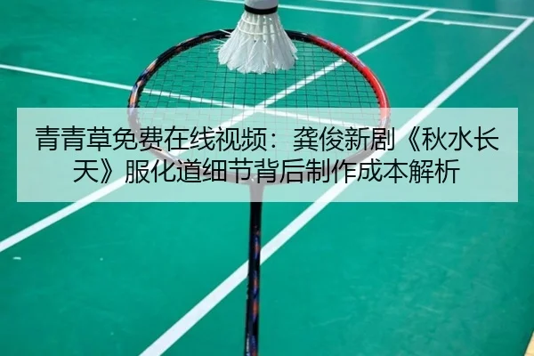 青青草免费在线视频：龚俊新剧《秋水长天》服化道细节背后制作成本解析